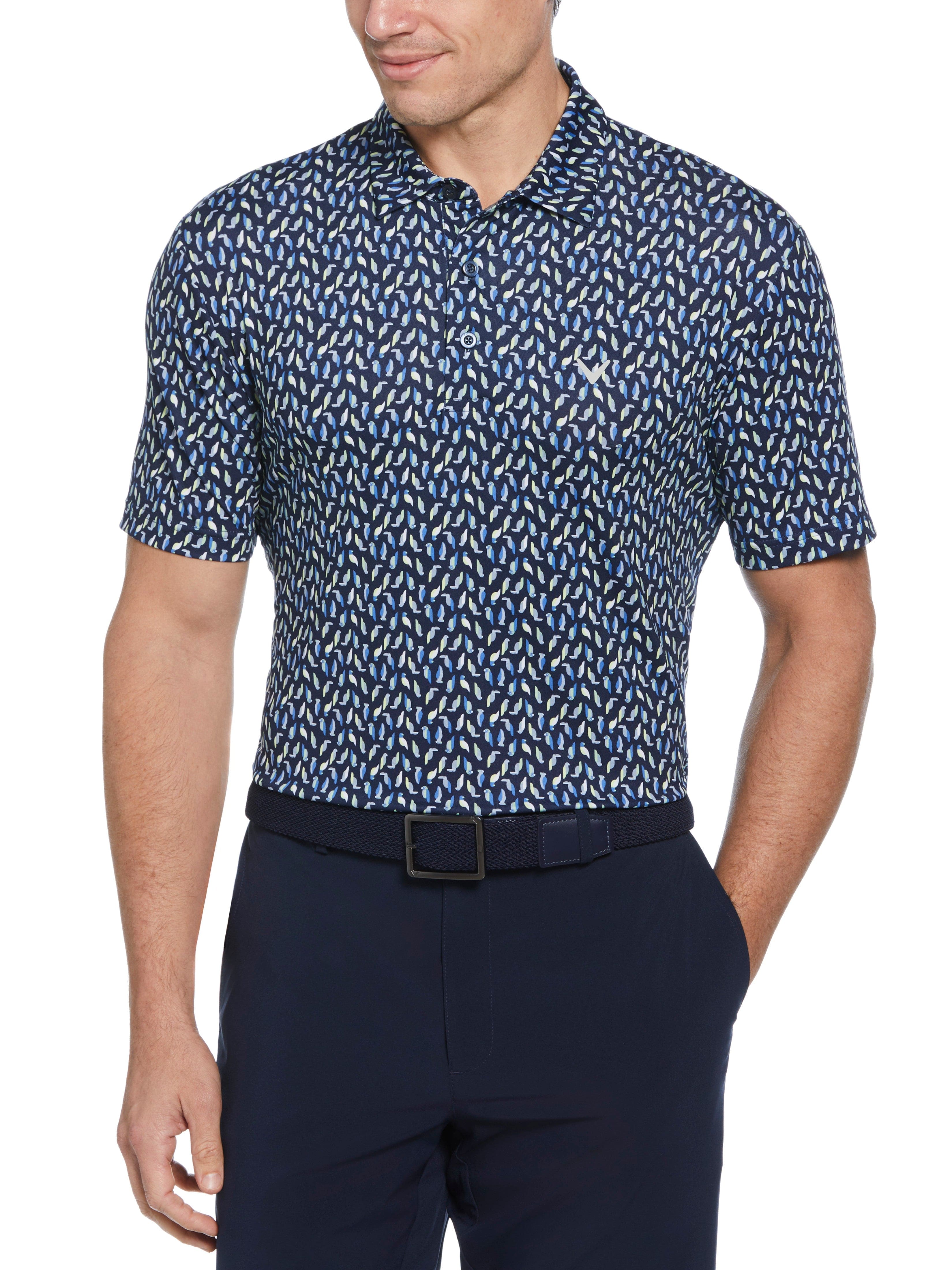 Big & Tall Day All Over Birdie Print Polo – Callaway Apparel