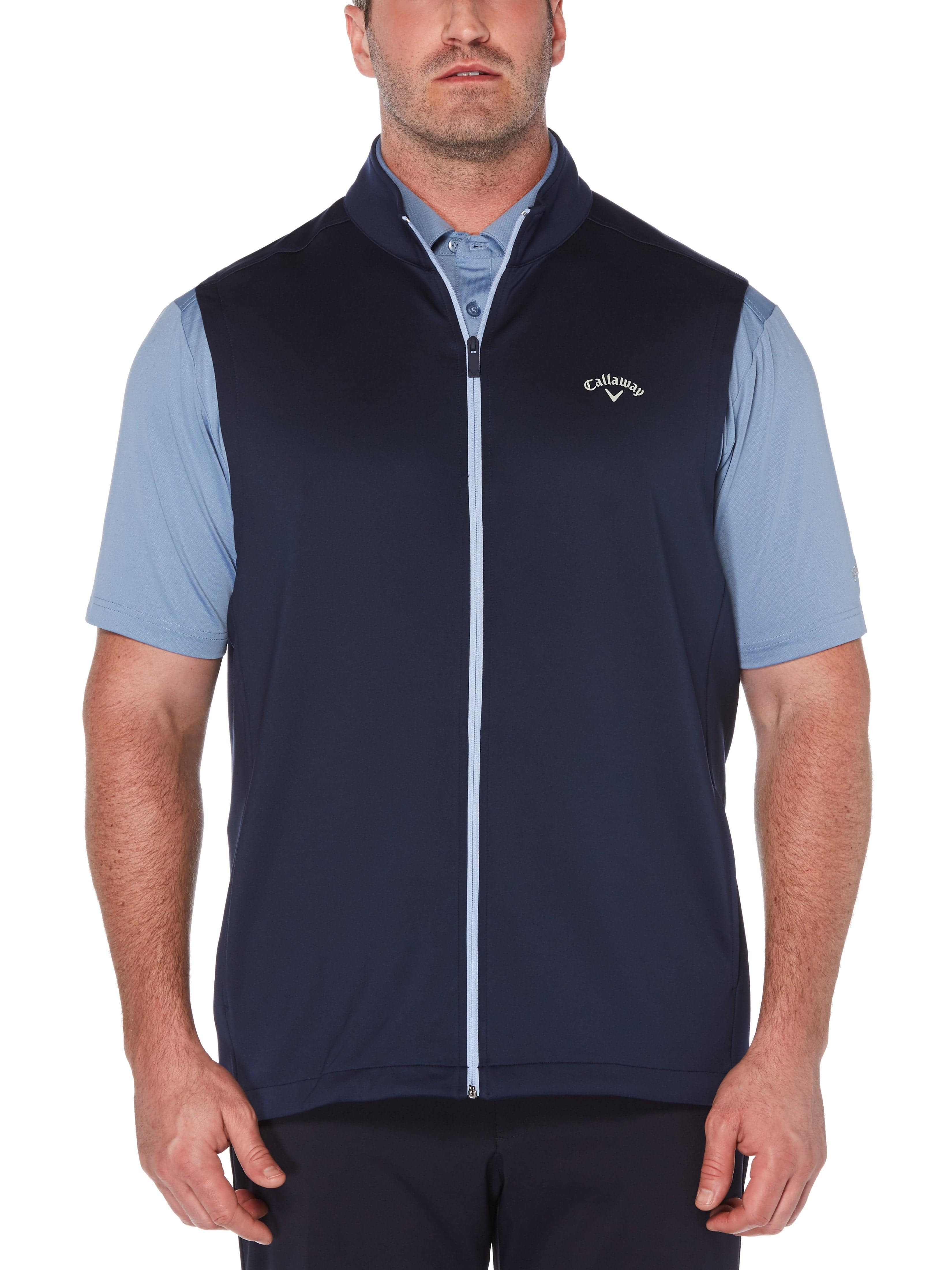 Big Tall High Gauge Fleece Full Zip Golf Vest – Callaway Apparel