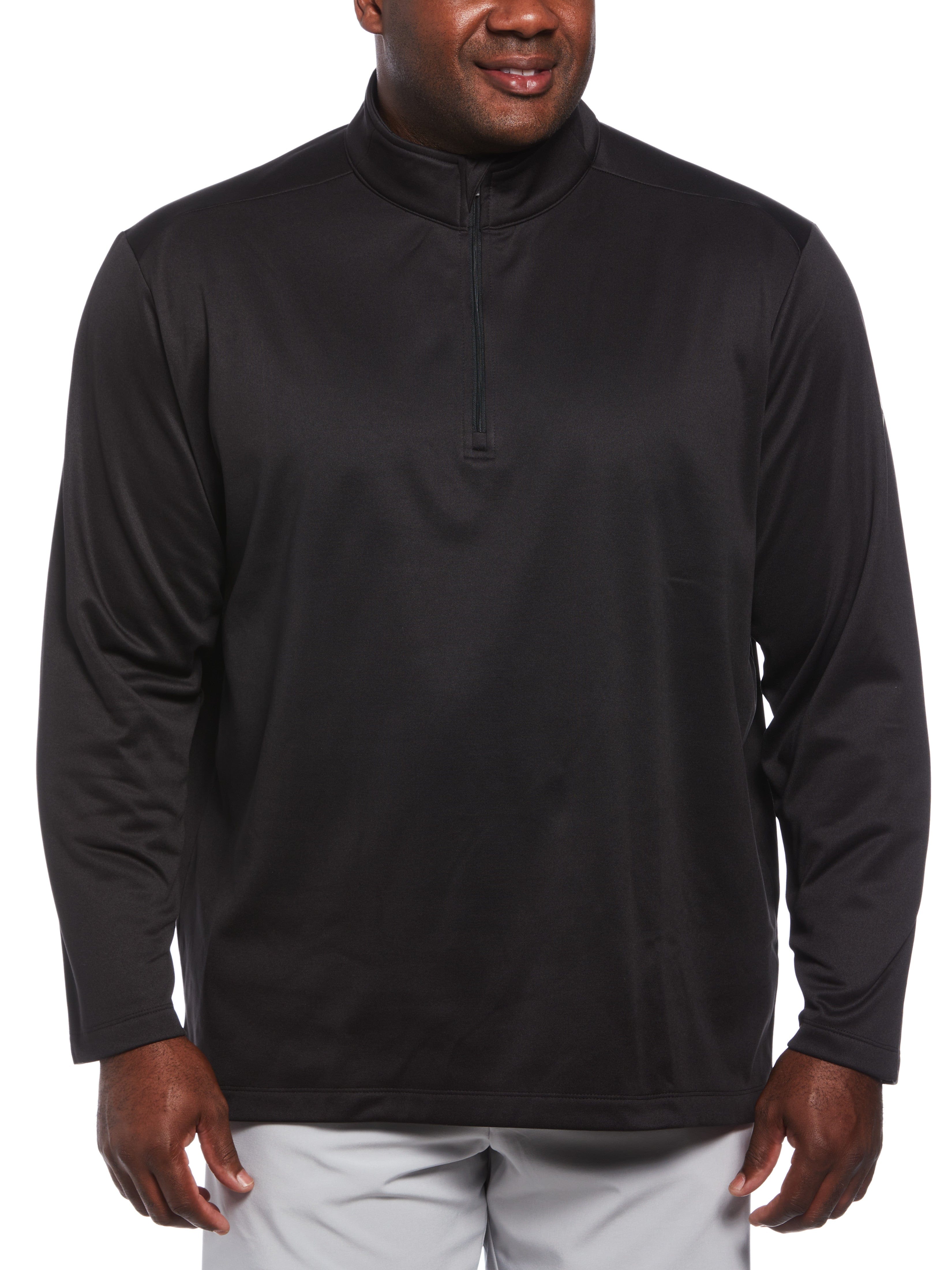 Frilivin - Pull Col Zippé Noir Frilivin - Pull Col Zippé Noir