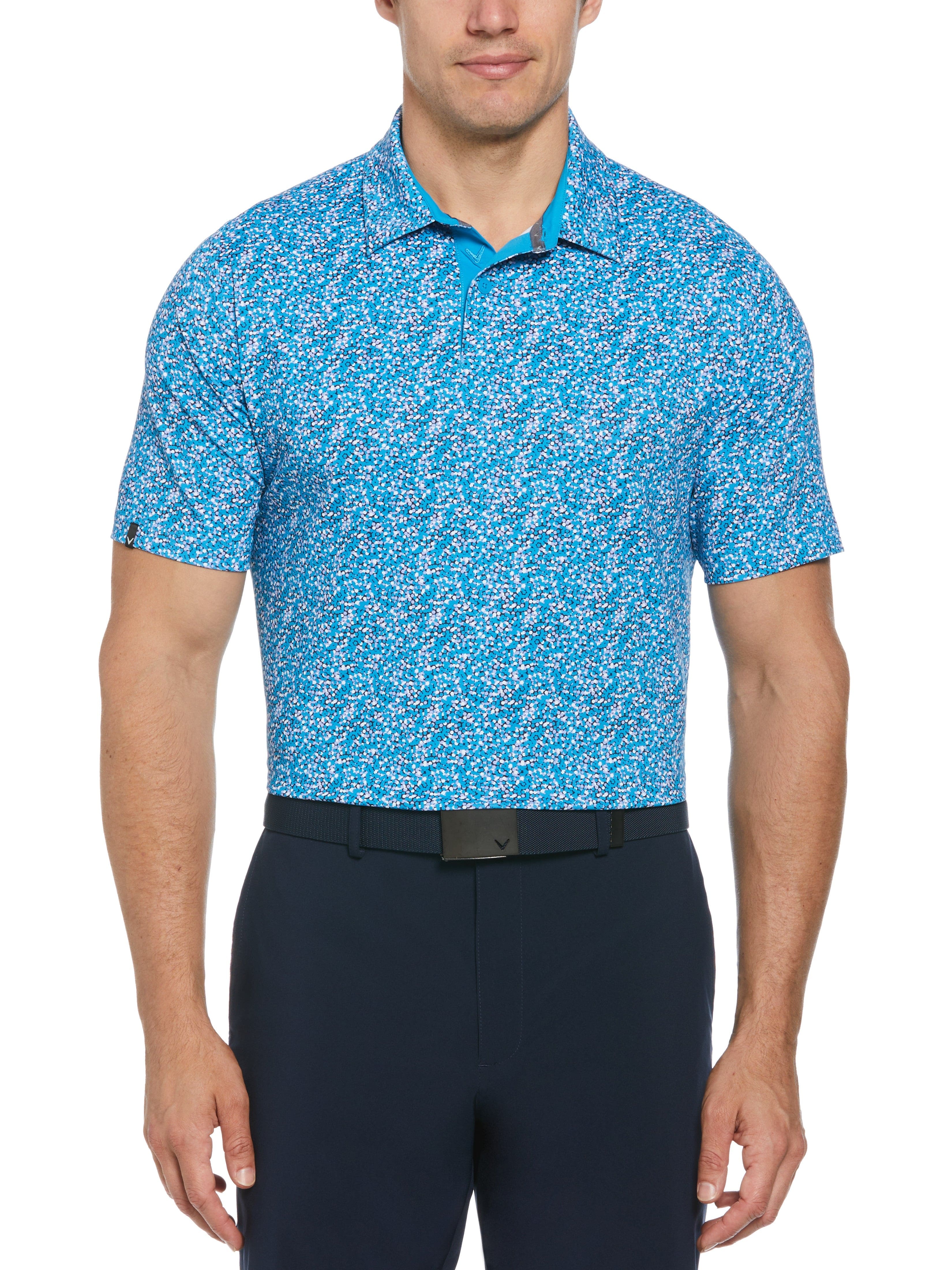 Mens Hexagon Confetti Print Golf Polo – Callaway Apparel
