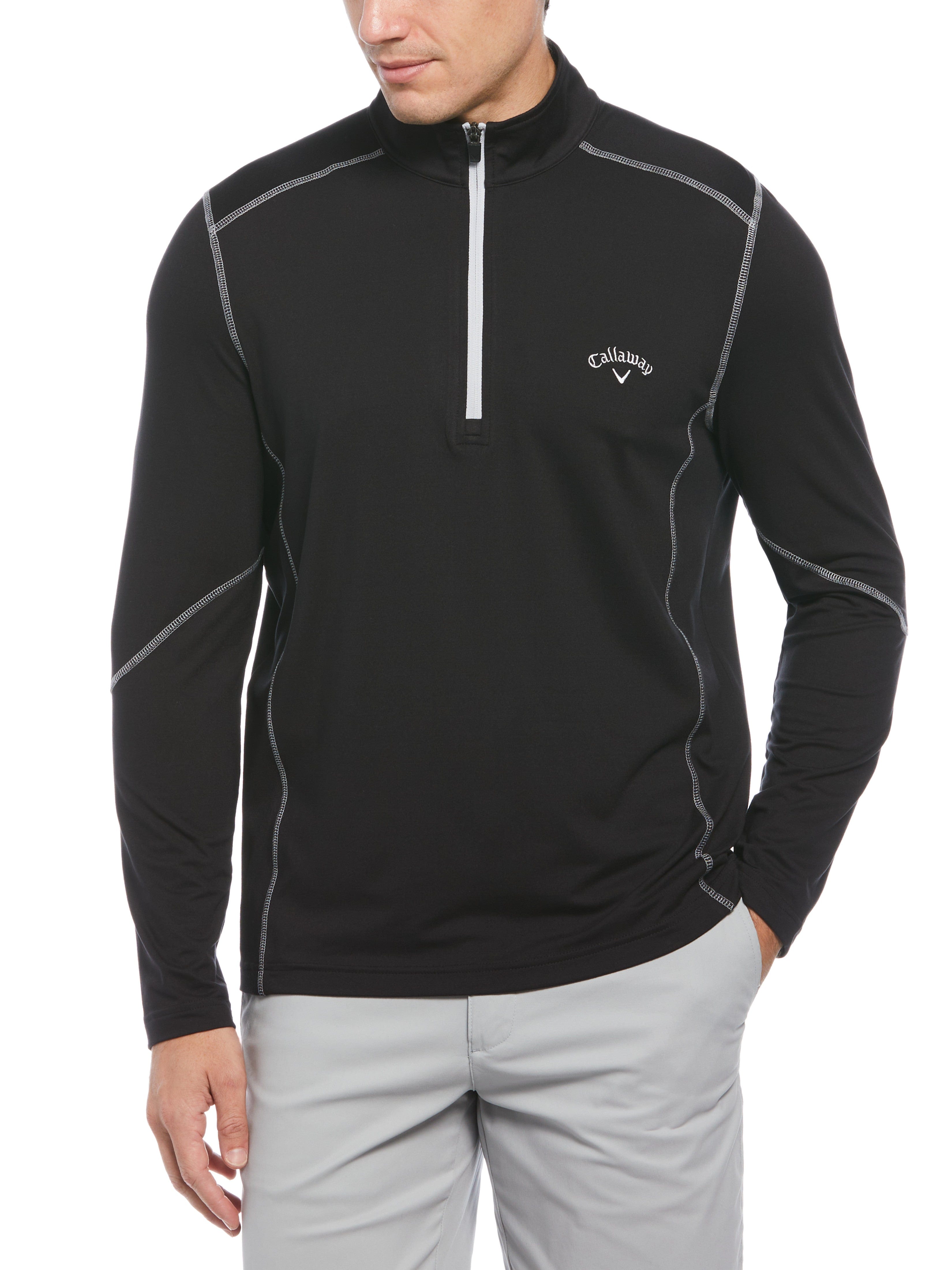 Mens Lightweight Quarter Zip Golf Pullover – Callaway Apparel