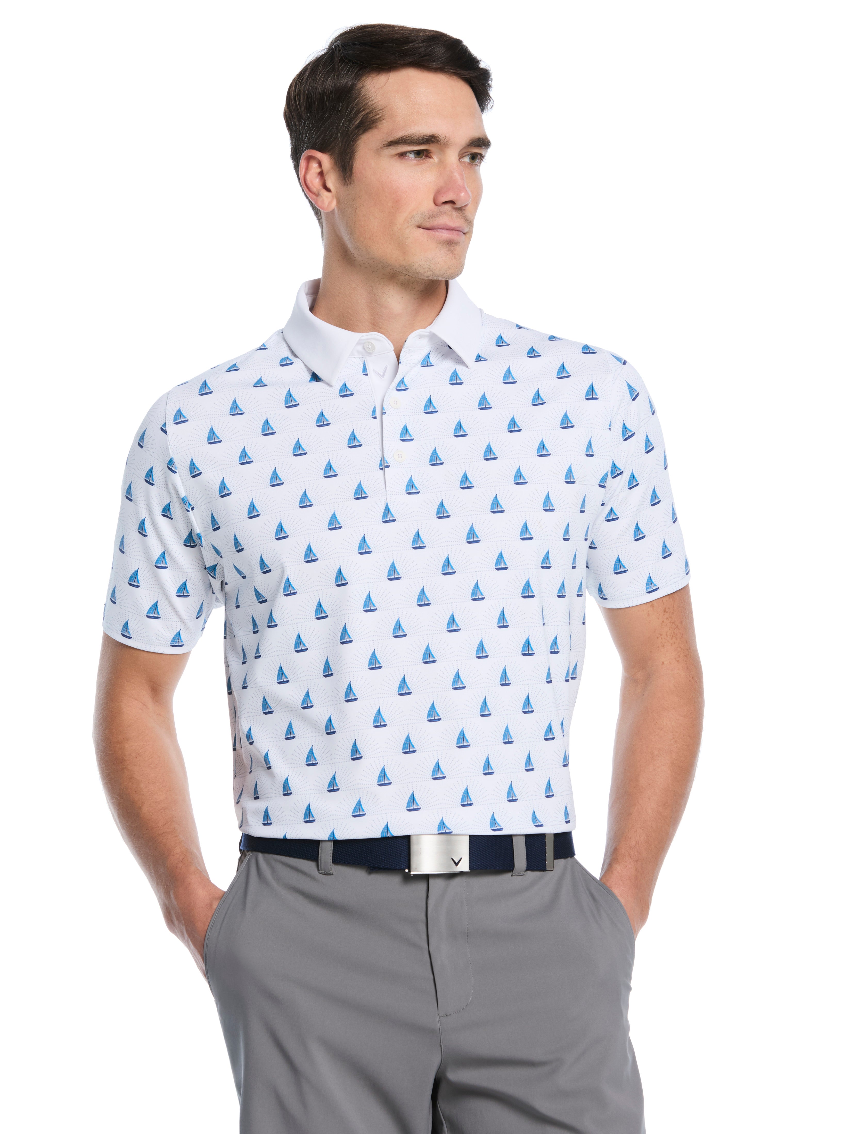 Callaway Golf - Picone★ポロシャツ Mens Sailboat Sunset Print Polo – Callaway Apparel