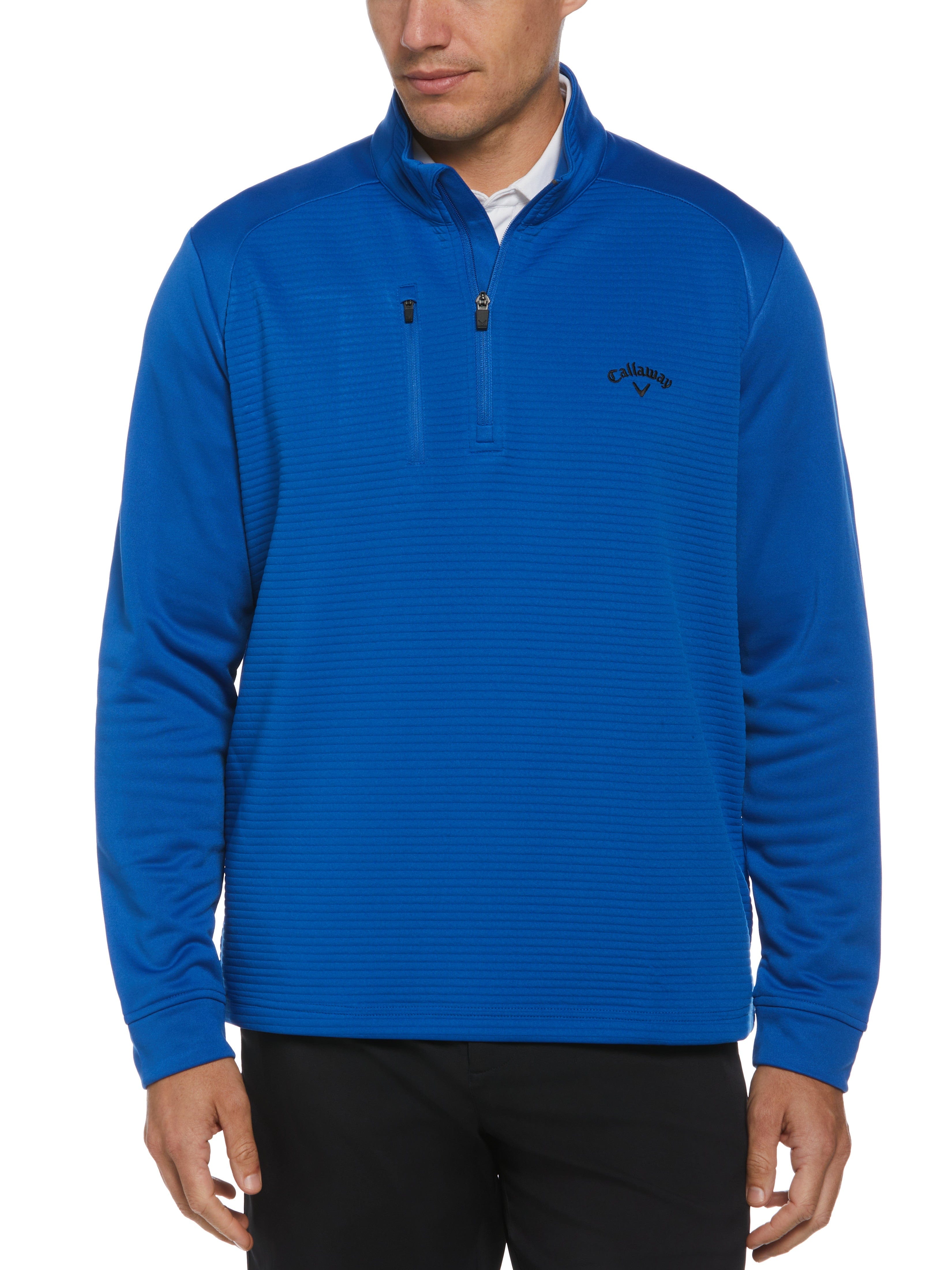 Textured Stripe Quarter Zip Pullover – Callaway Apparel