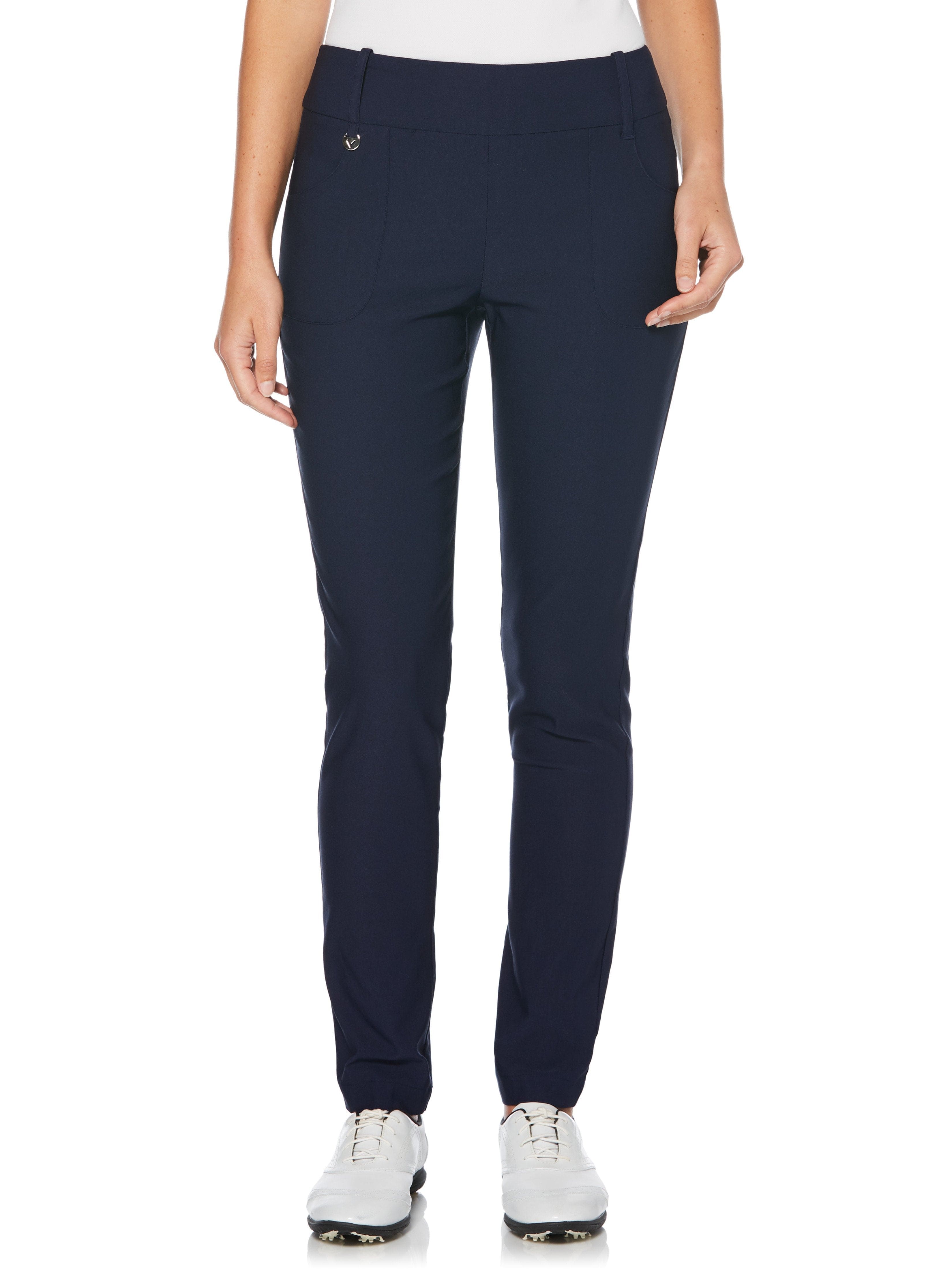 Callaway ゴルフパンツ ネイビー キルティング Womens Tech Stretch Solid Golf Pant – Callaway Apparel