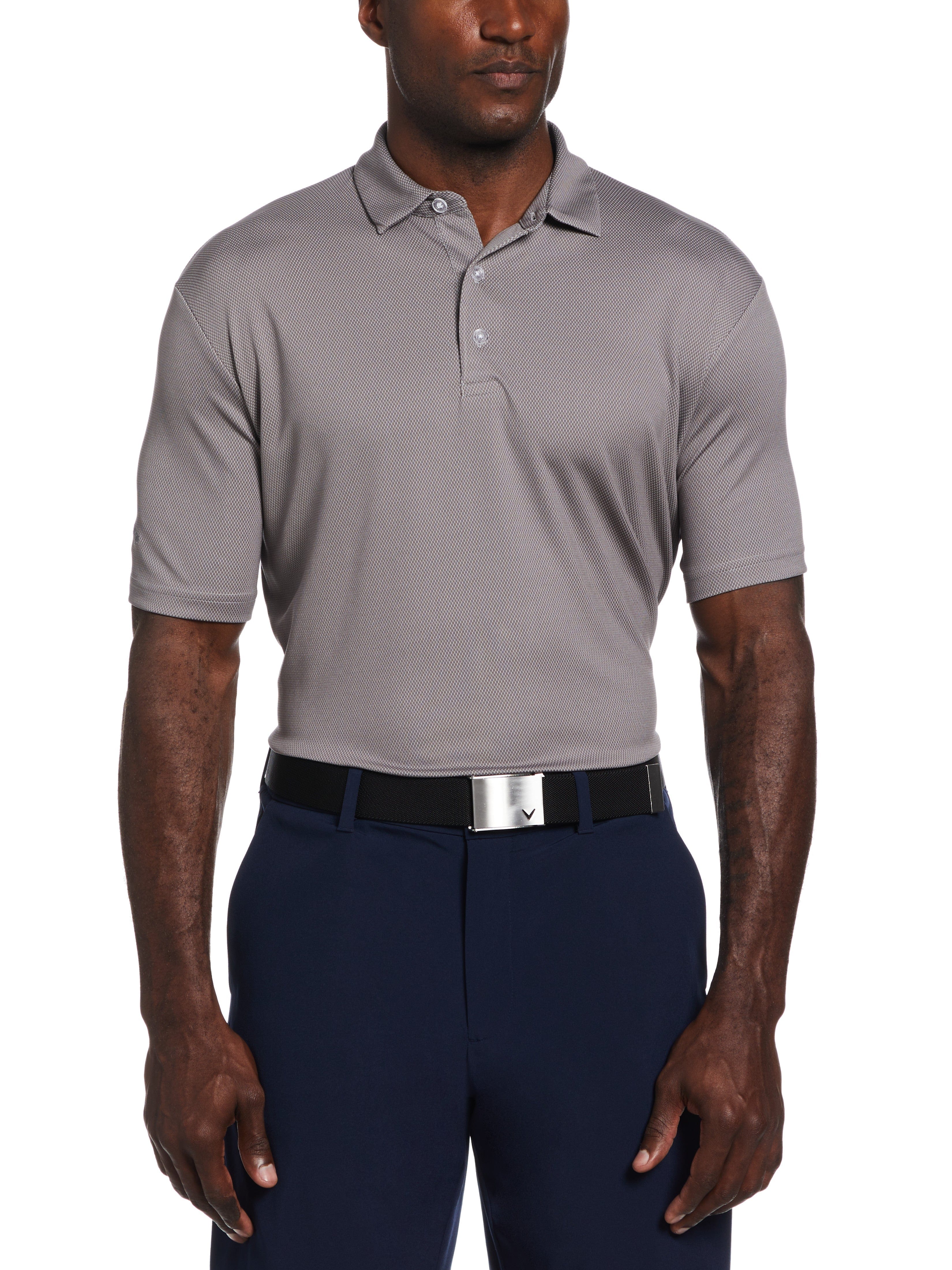 Callaway ゴルフシャツ メンズ 16サイズ グレー Mens Cooling Birdseye Golf Polo – Callaway Apparel