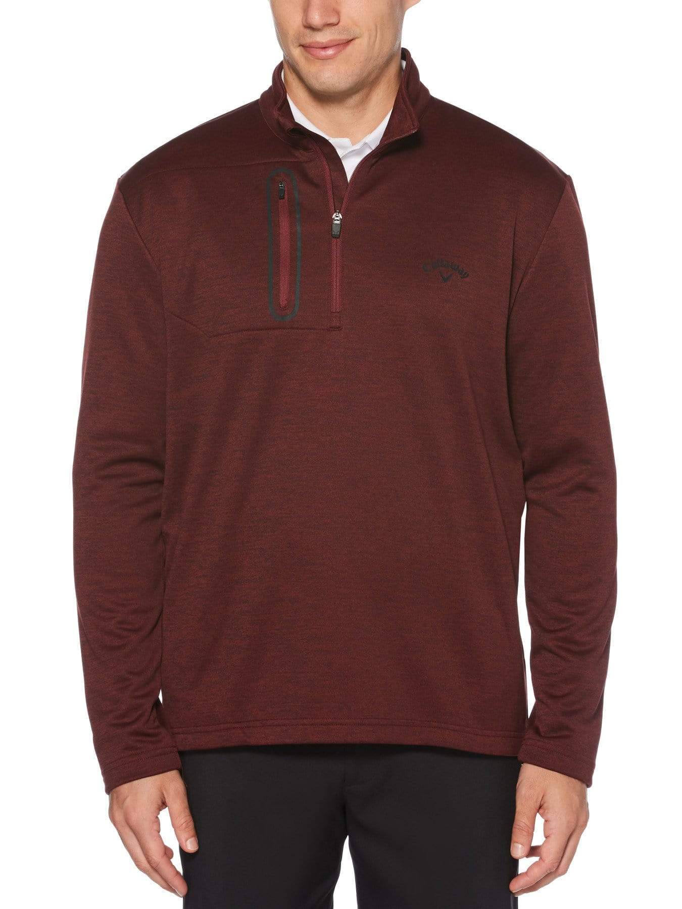 Mens Quarter Zip Golf Pullover with Pocket – Callaway Apparel