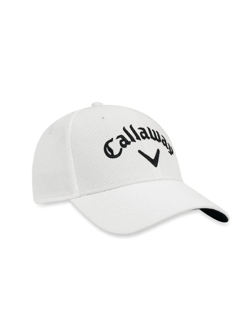 Mens Side Crested Structured Golf Hat-Hats-White-OS-Callaway