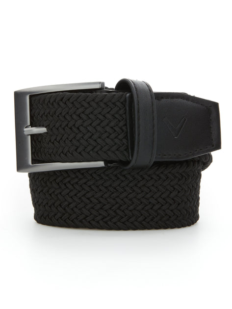 Men's Braided Leather Belt – Fasten Waistband At Any Point! 