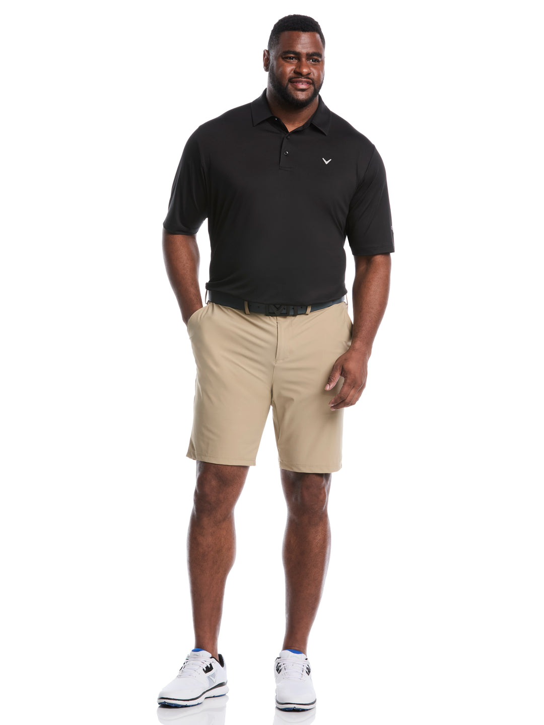 Big & Tall Pull on Nylon Short (Chinchilla) 