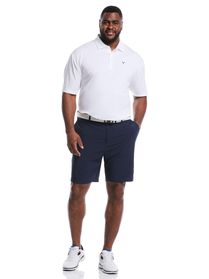Flat Front Stretch Golf Shorts (Peacoat) 