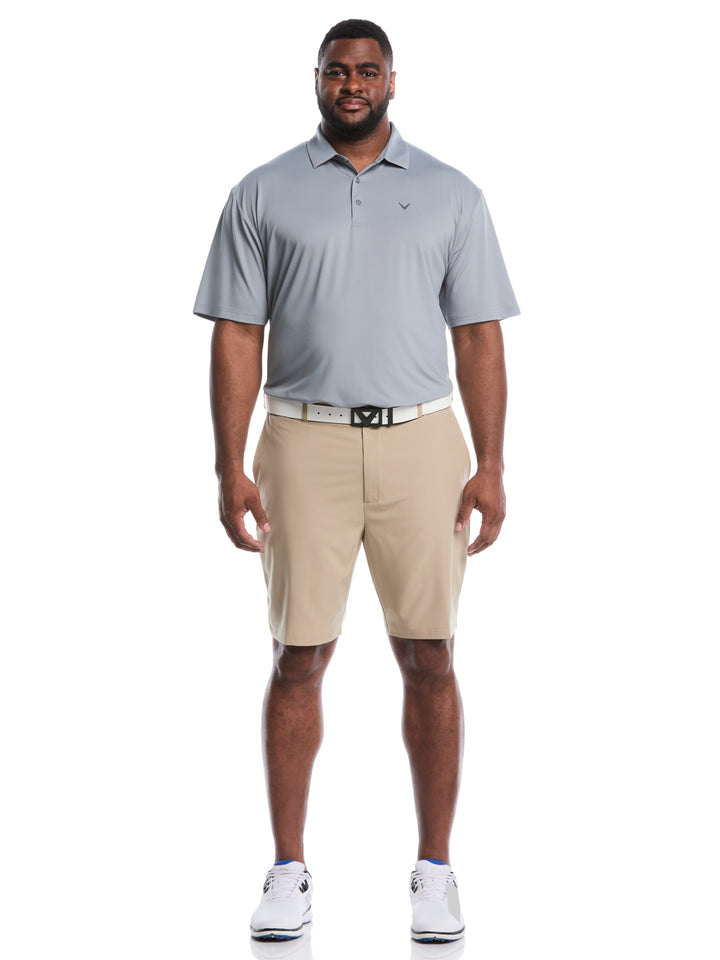 Flat Front Stretch Golf Shorts (Chinchilla) 