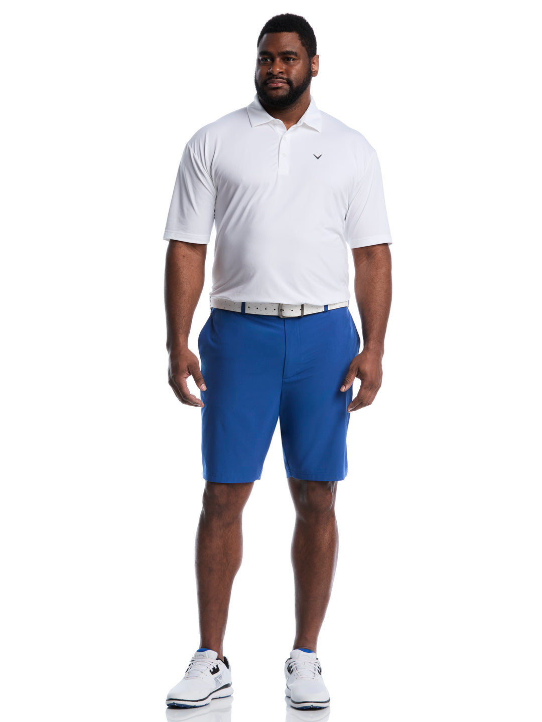 Big & Tall Flat Front Stretch Golf Shorts-Shorts-Callaway