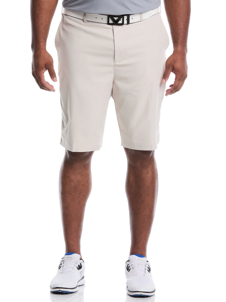 Men's Big & Tall Pro Spin 3.0 Performance Golf Shorts with Active Waistband (Moonbeam) 