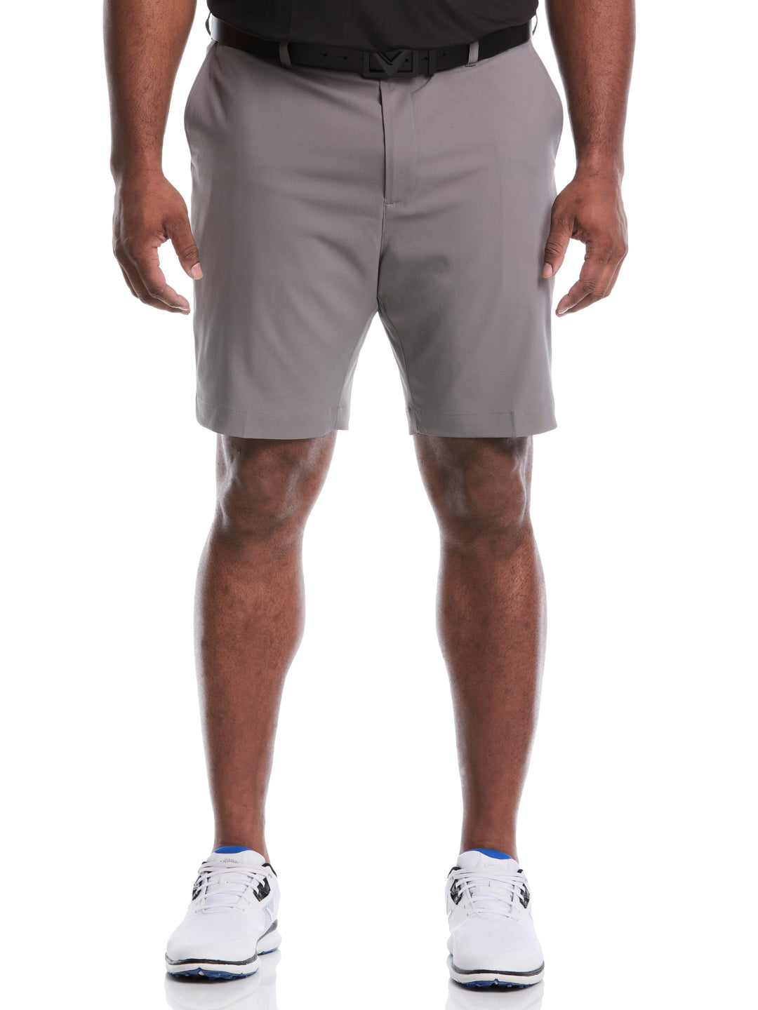 Opti-Stretch Solid Short with Active Waistband (Quiet Shade) 