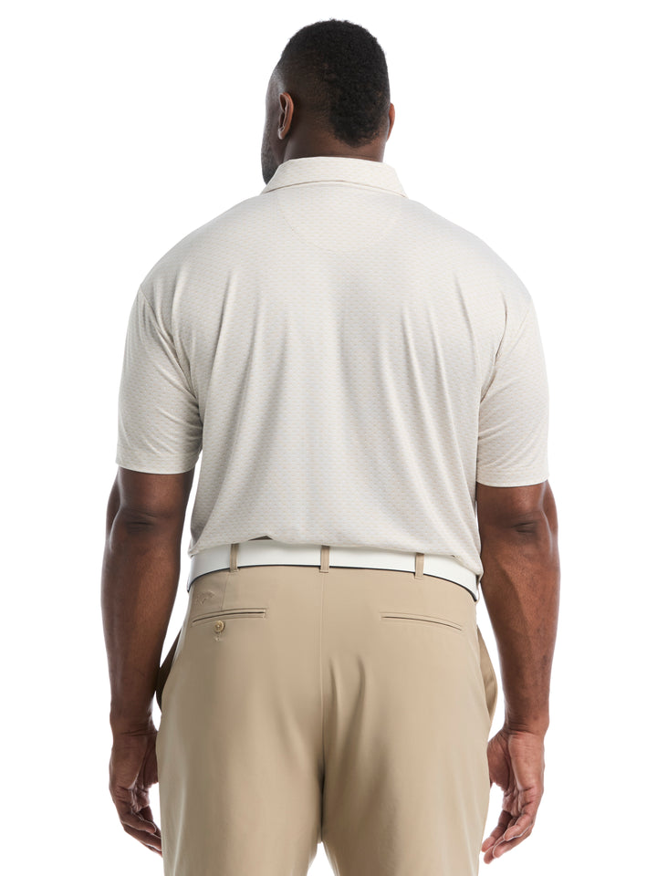 Big & Tall All-Over Tee Print Polo-Polos-Callaway