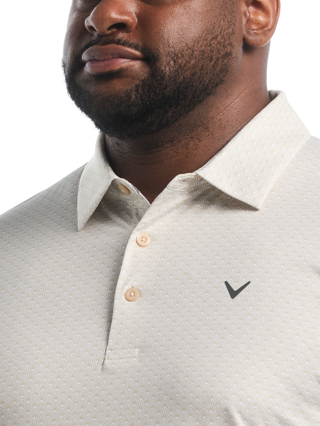 Big & Tall All-Over Tee Print Polo-Polos-Callaway