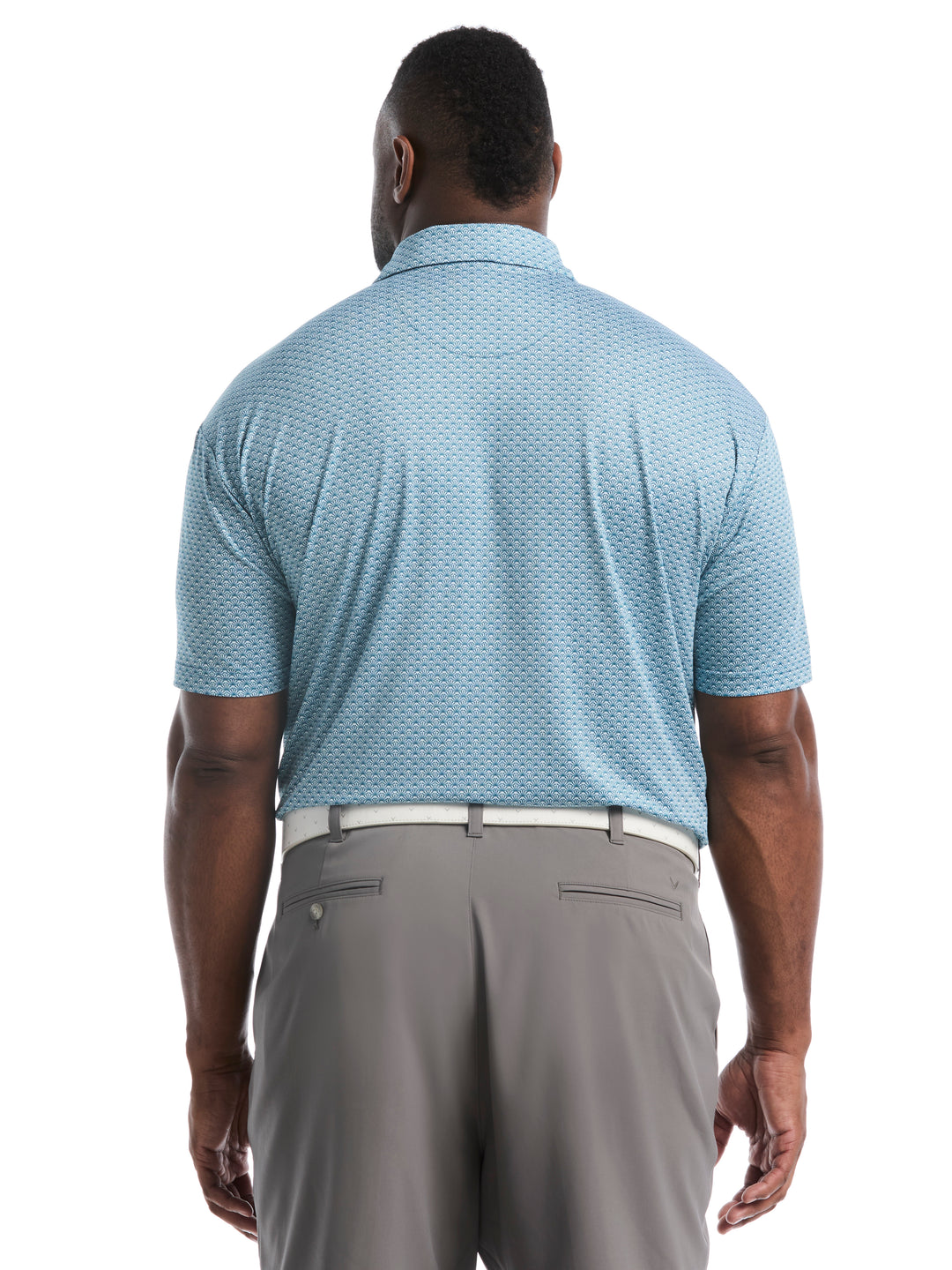 Big & Tall All-Over Tee Print Polo-Polos-Callaway