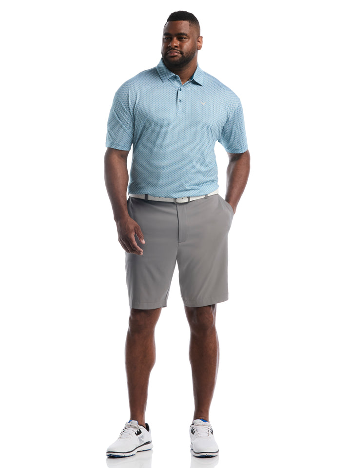 Big & Tall All-Over Tee Print Polo-Polos-Callaway