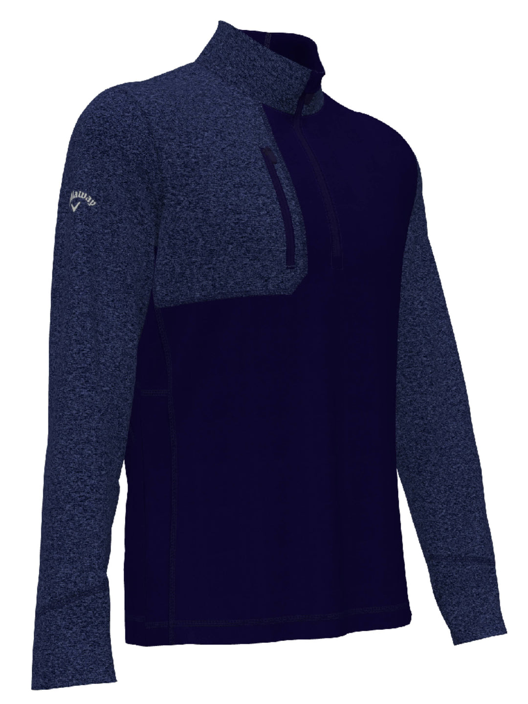 Big & Tall Aquapel 1/2 Zip Base Layer Golf Top-Jackets-Callaway