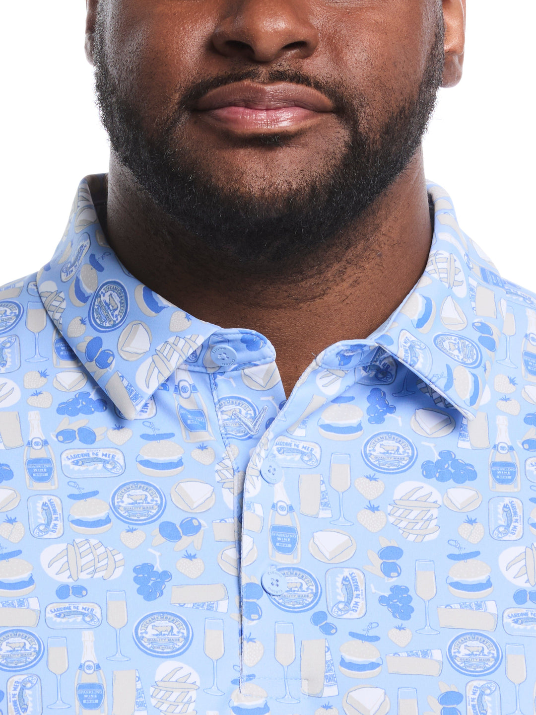 Big & Tall Celebration Feast Golf Polo (Open Air) 