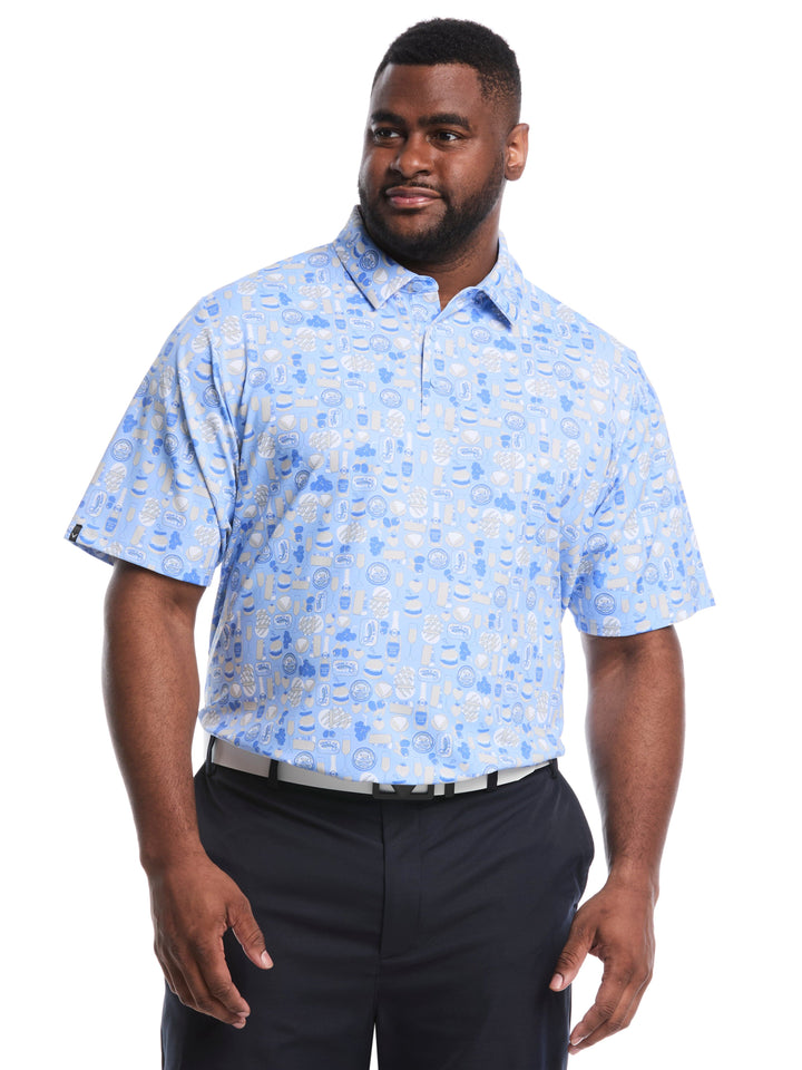 Big & Tall Celebration Feast Golf Polo (Open Air) 