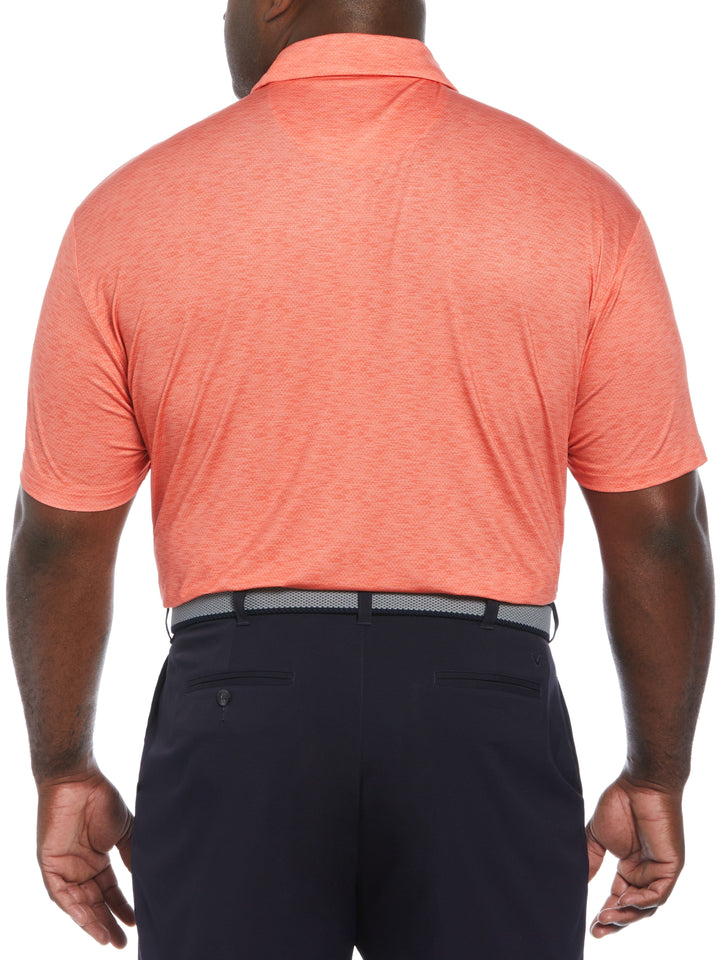 Big & Tall Color Block Pattern Golf Polo-Polos-Callaway