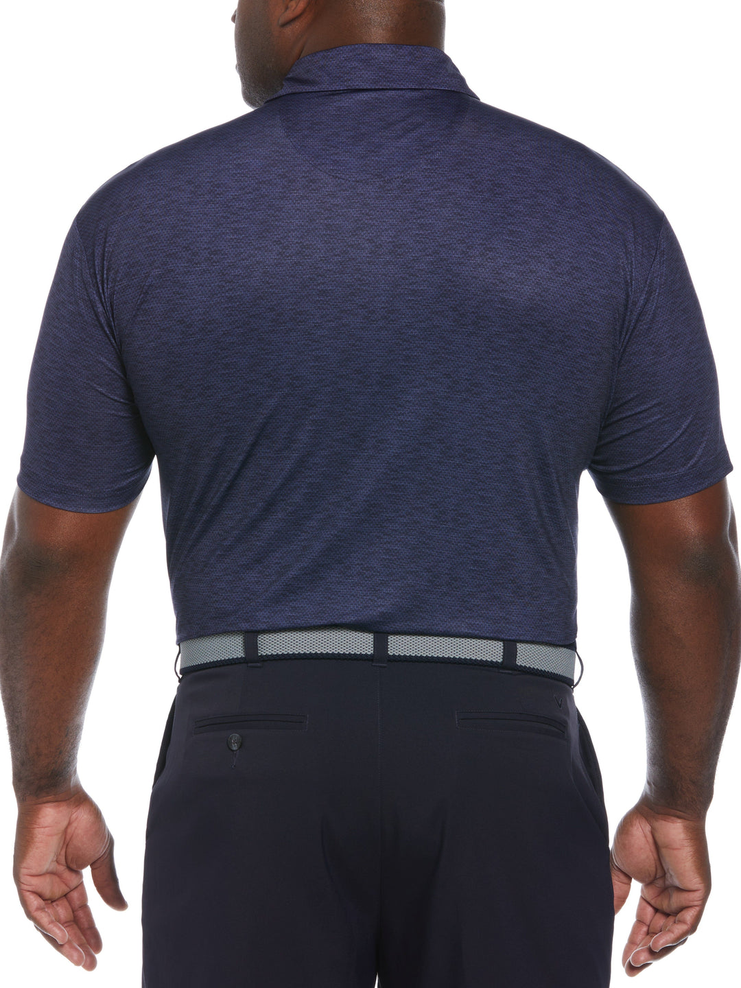Big & Tall Color Block Pattern Golf Polo-Polos-Callaway