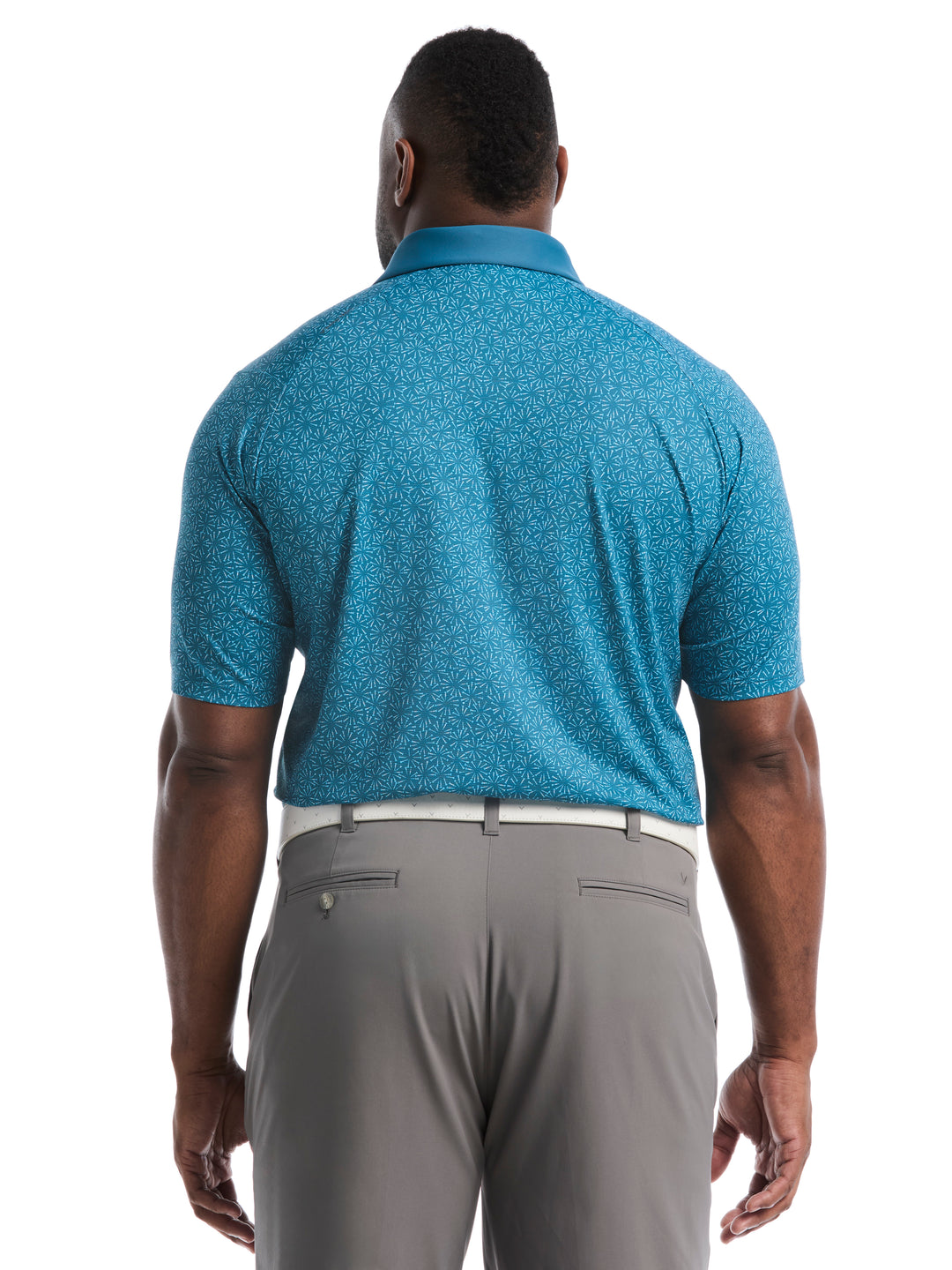 Big & Tall Confetti Tees Print Polo-Polos-Callaway