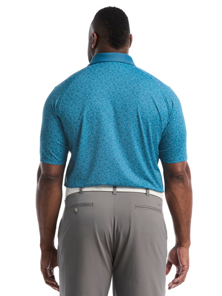 Big & Tall Confetti Tees Print Polo-Polos-Callaway