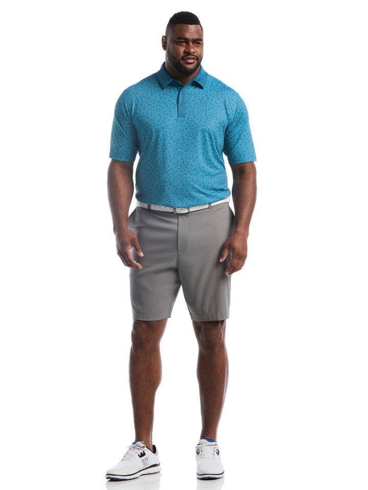 Big & Tall Confetti Tees Print Polo-Polos-Callaway
