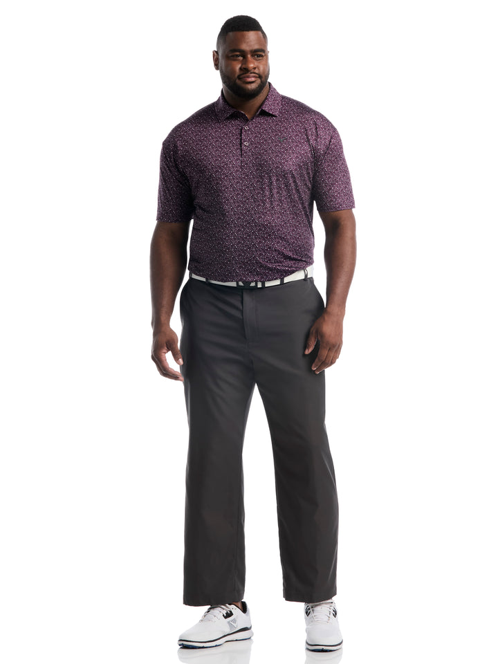 Big & Tall Course Essentials Confetti Print Polo-Polos-Callaway