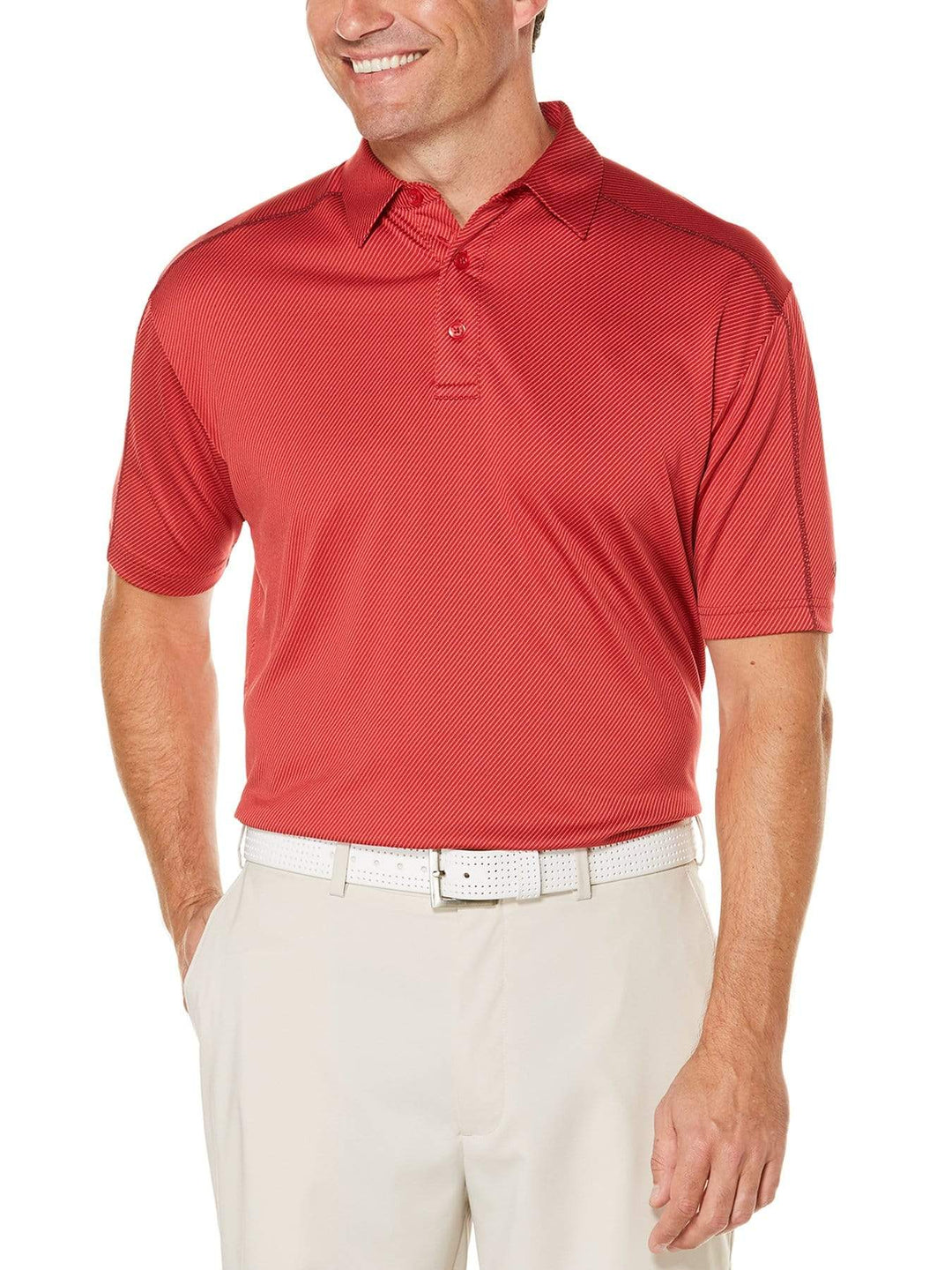 Big & Tall Denim Jacquard Polo Polos