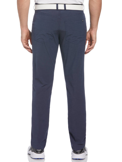 Big & Tall 5-Pocket Horizontal Textured Pant-Pants-Deep Navy Htr-46-34-Callaway