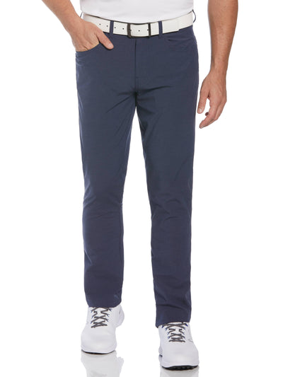 Big & Tall 5-Pocket Horizontal Textured Pant-Pants-Deep Navy Htr-46-34-Callaway