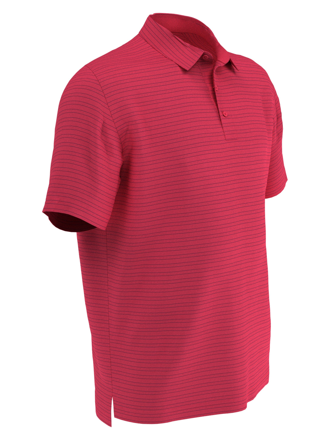 Short Sleeve All Over Tee Time Print Polo (Teaberry) 