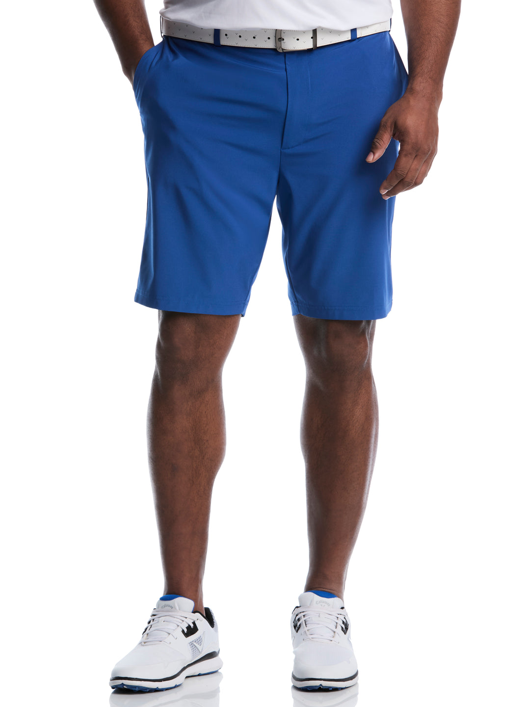 Big & Tall Flat Front Stretch Golf Shorts-Shorts-Galaxy Blue-36T-Callaway