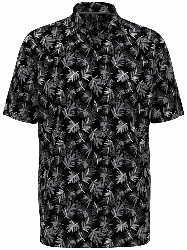Big & Tall Floral Polo-Polos-Caviar-RT-1X-Callaway