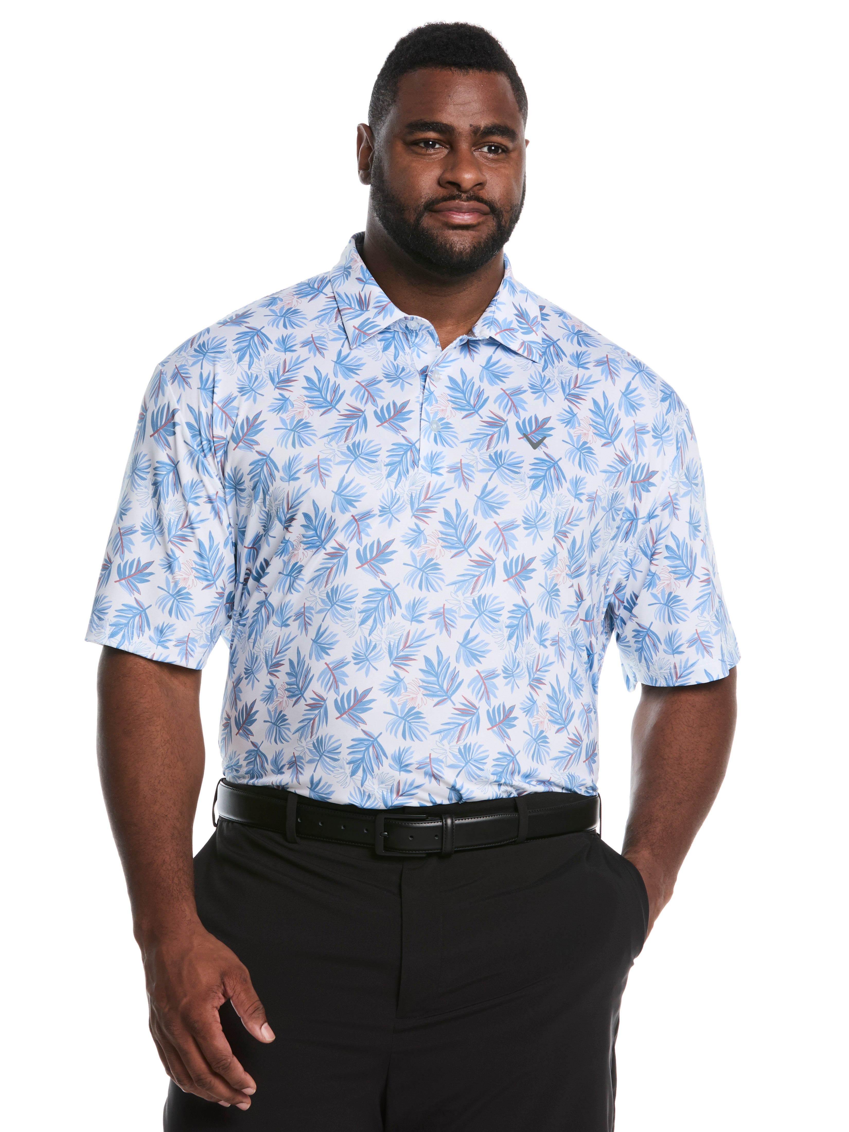 Big & Tall Floral Polo – Callaway Apparel