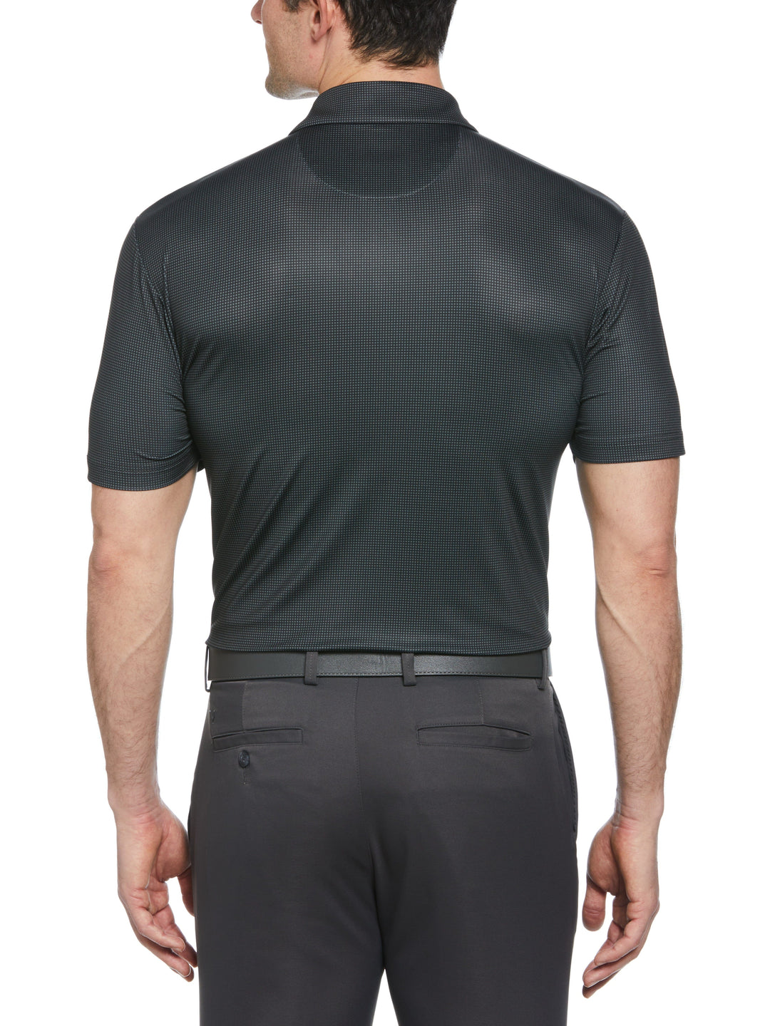 Big & Tall Gingham Print Golf Polo-Polos-Callaway