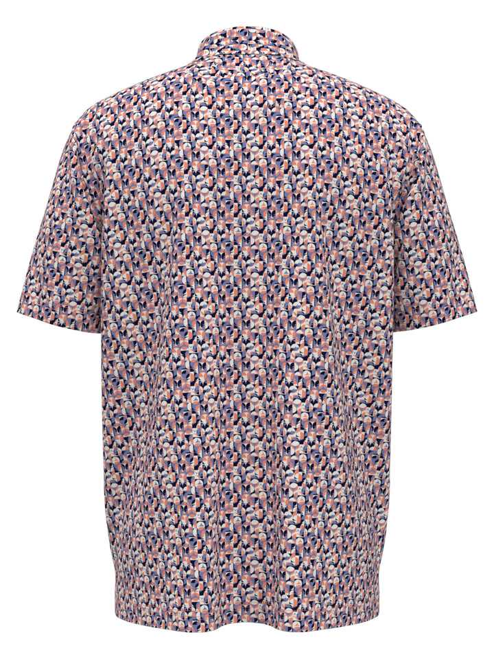 Big & Tall Golf Essentials All Over Polo (Coral Chic) 