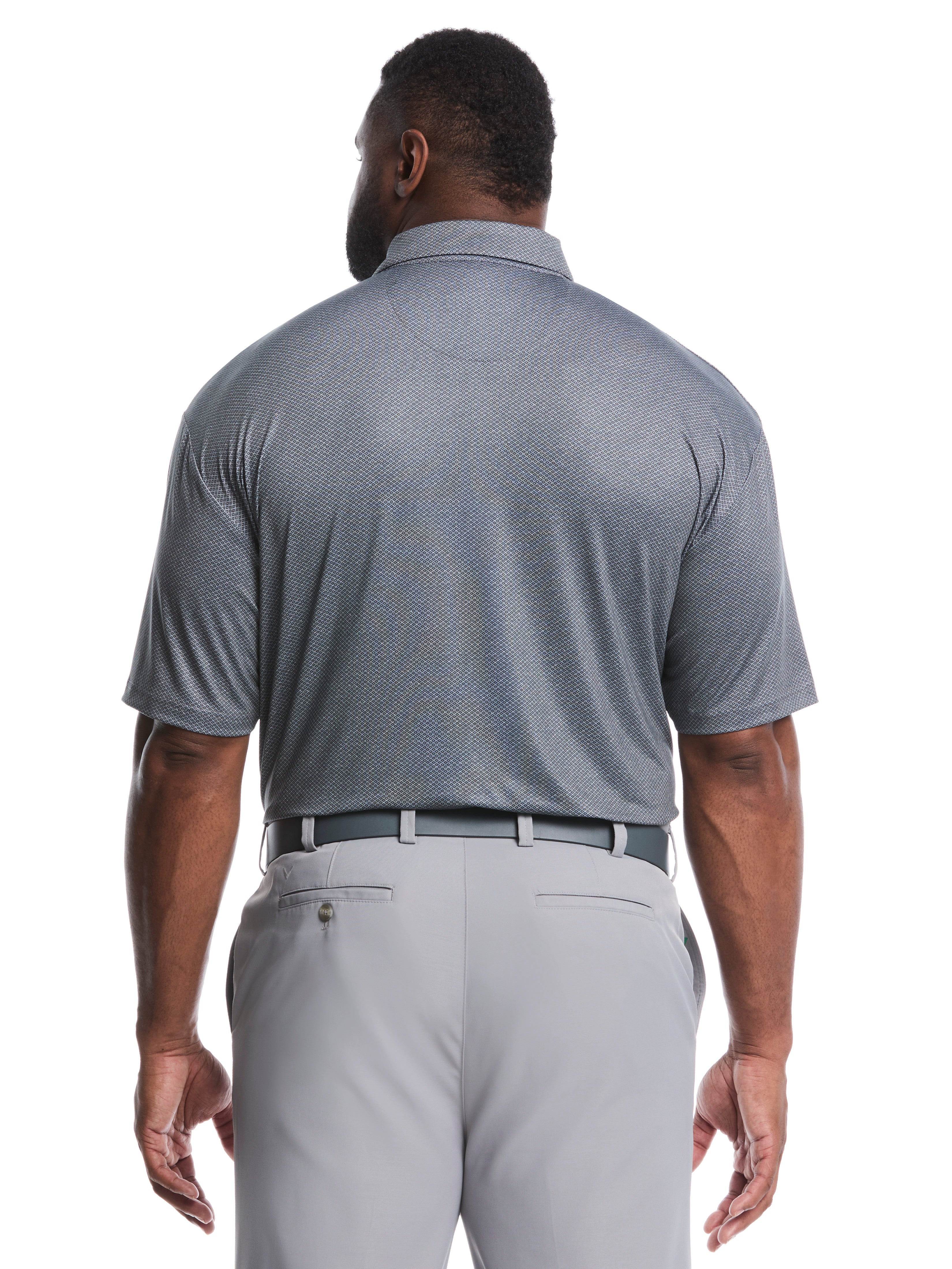 Big & Tall Heather Geo Print Golf Polo – Callaway Apparel