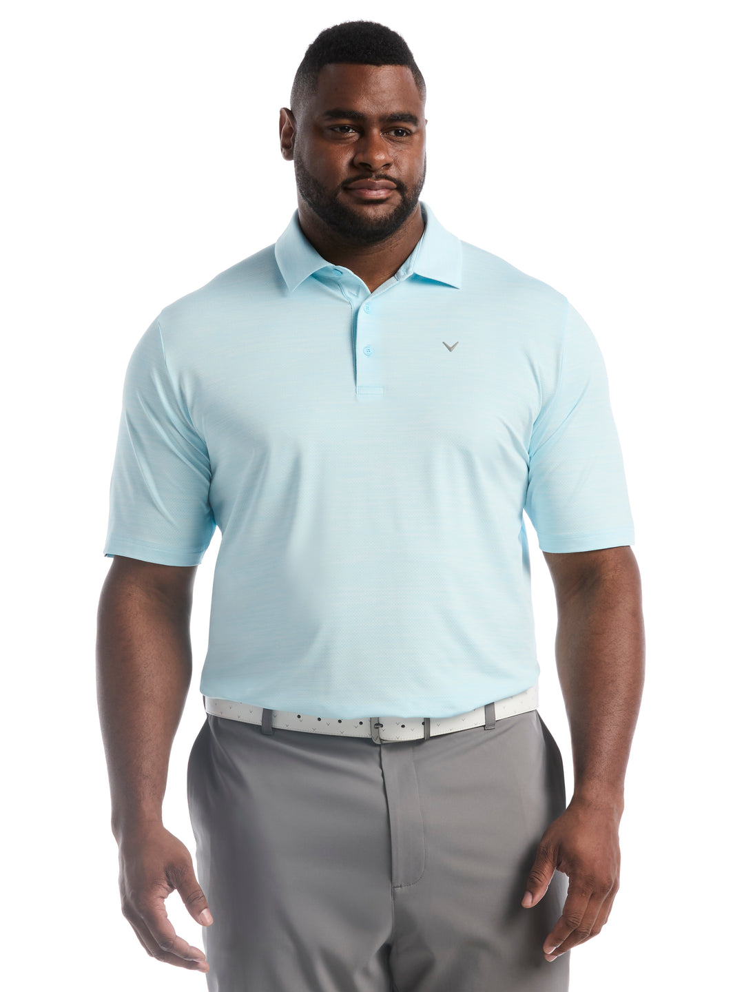 Big & Tall Heather Jacquard Essential Polo-Polos-Atomizer Heather-1X-Callaway