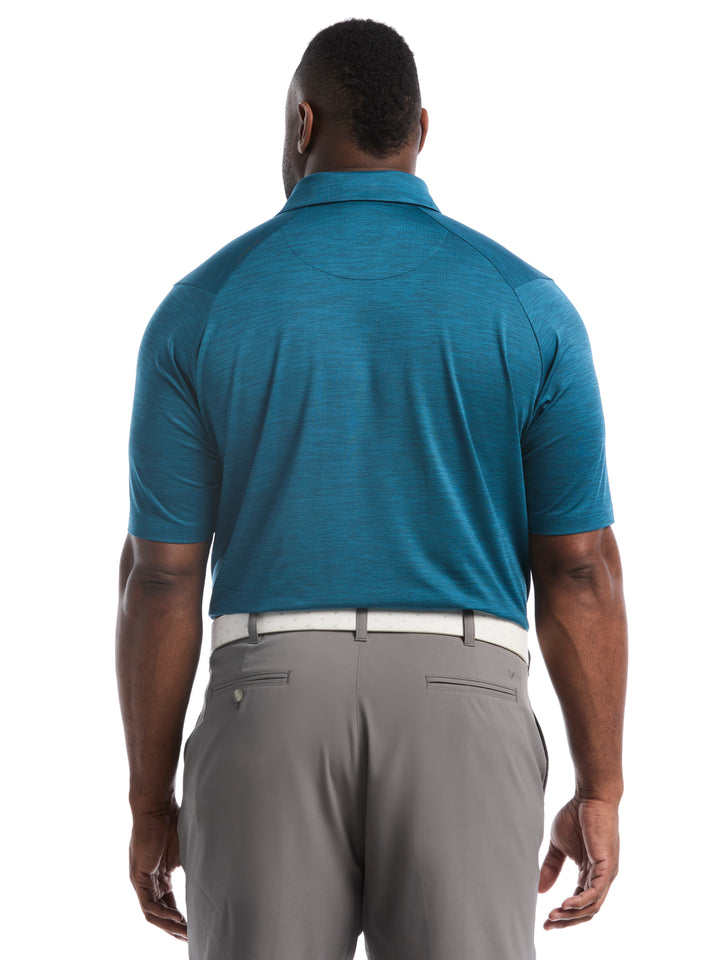 Big & Tall Heather Jacquard Essential Polo-Polos-Callaway