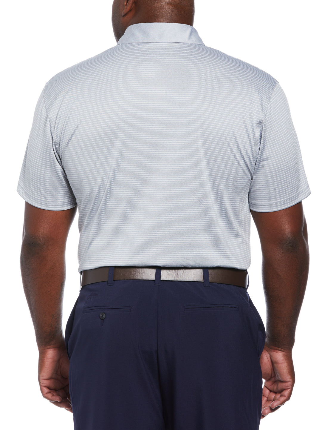 Big & Tall Heather Micro Stripe Golf Polo-Polos-Callaway