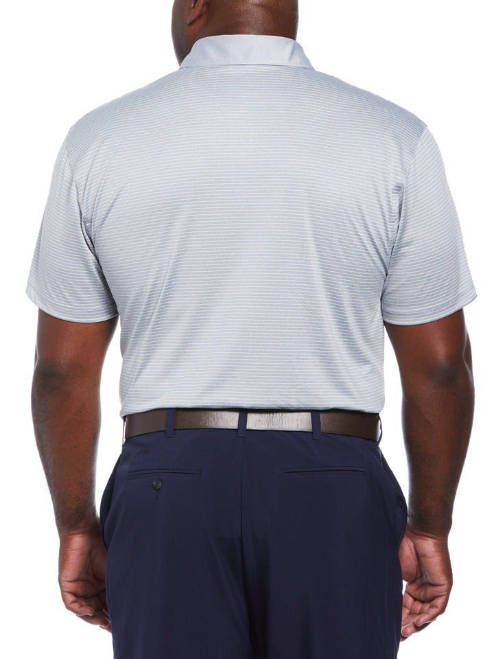 Big & Tall Heather Micro Stripe Golf Polo-Polos-Callaway