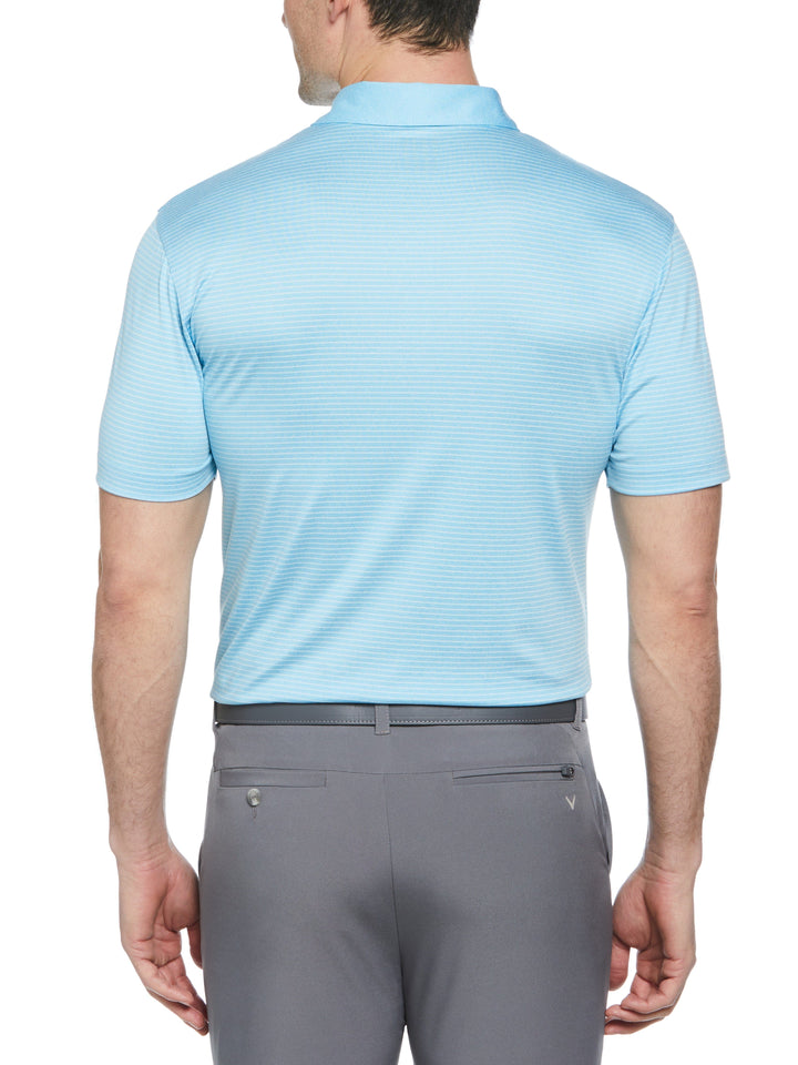 Big & Tall Heather Micro Stripe Golf Polo-Polos-Callaway