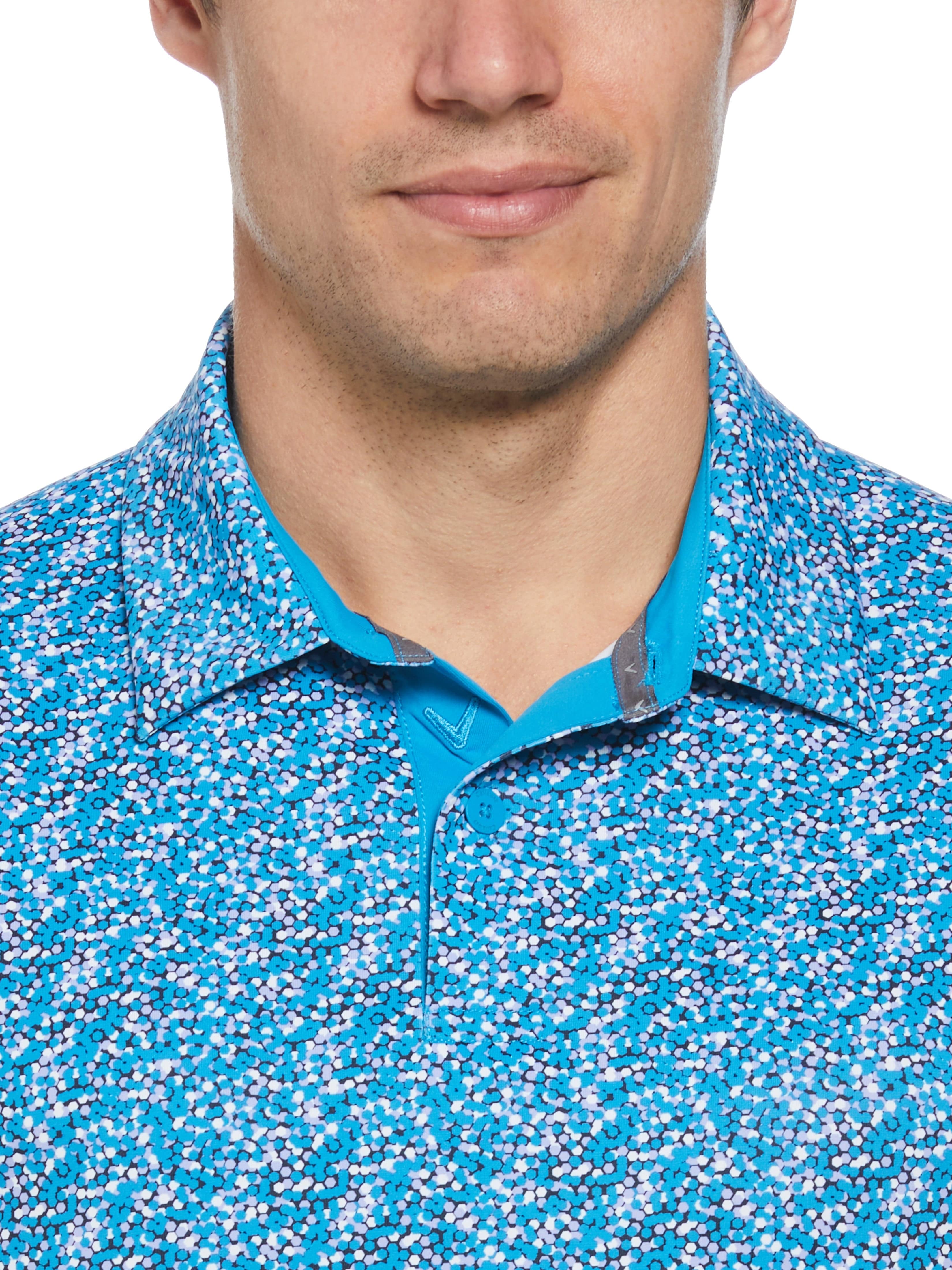 Big & Tall Hexagon Confetti Print Golf Polo – Callaway Apparel