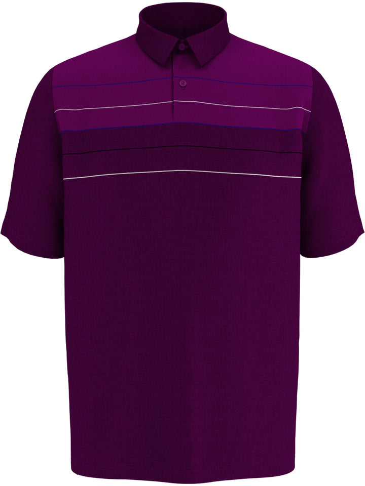 Big & Tall Jaspe Color Block Golf Polo-Polos-Callaway