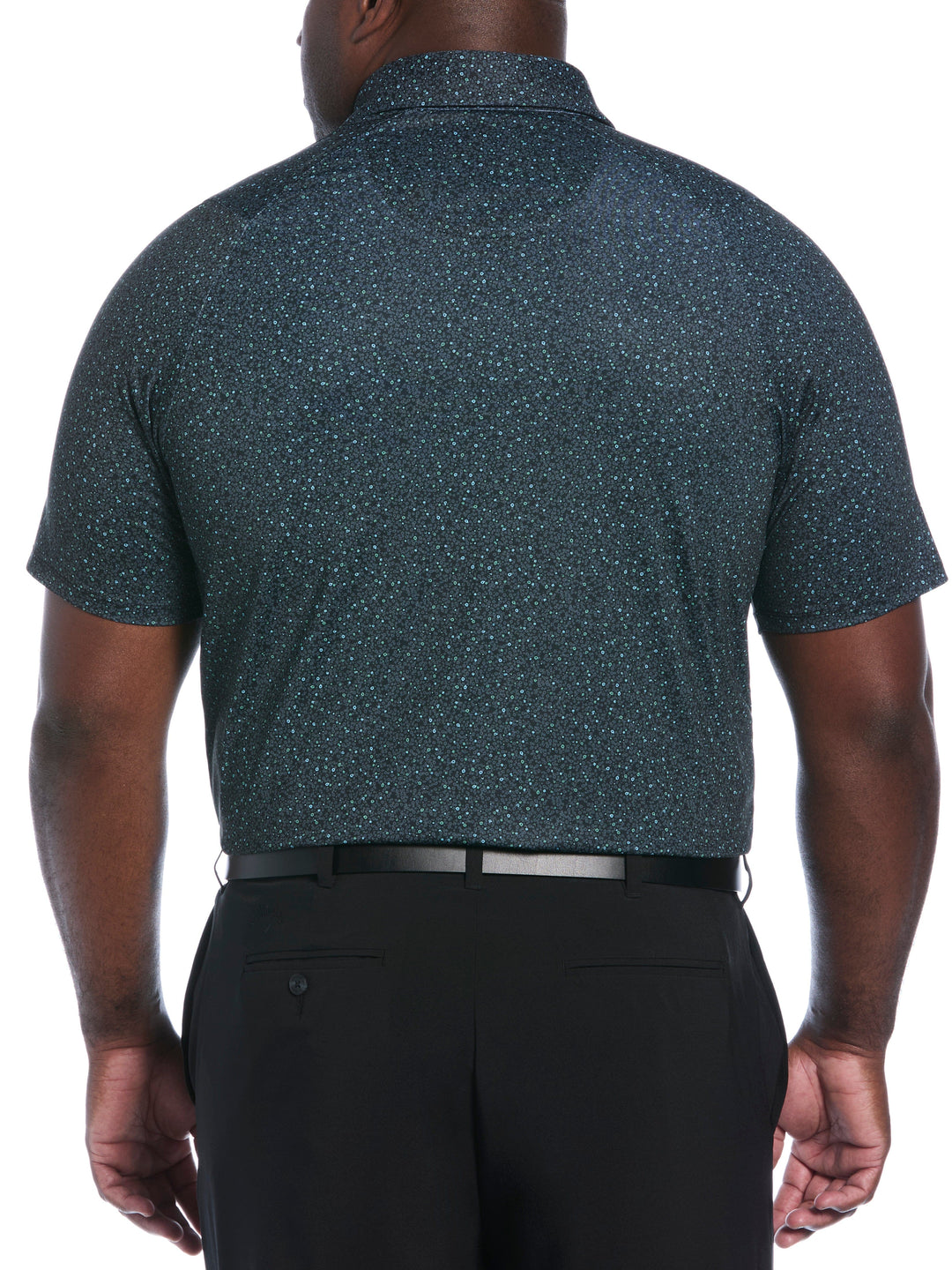 Big & Tall Micro Floral Print Polo-Polos-Callaway