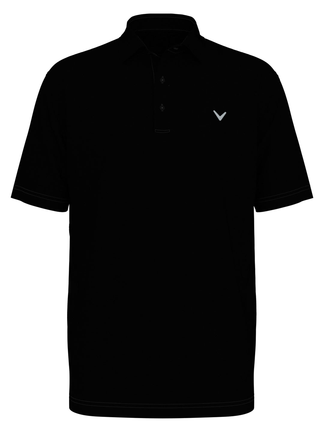Big & Tall Micro Hex Solid Golf Polo-Polos-Black-1X-Callaway